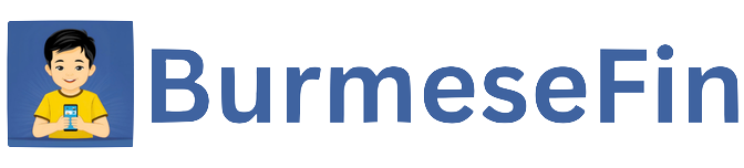 Burmesefin logo, representing a platform for learning Finnish using Burmese language materials.